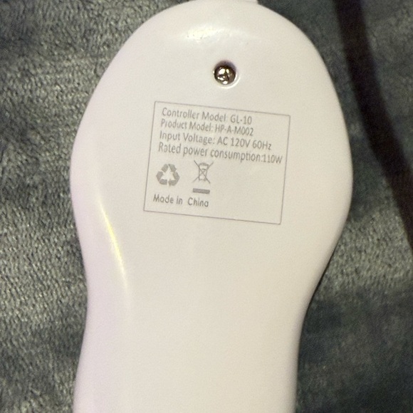 Visage Gray Heated Massage Blanket with Controller - Picture 4 of 5